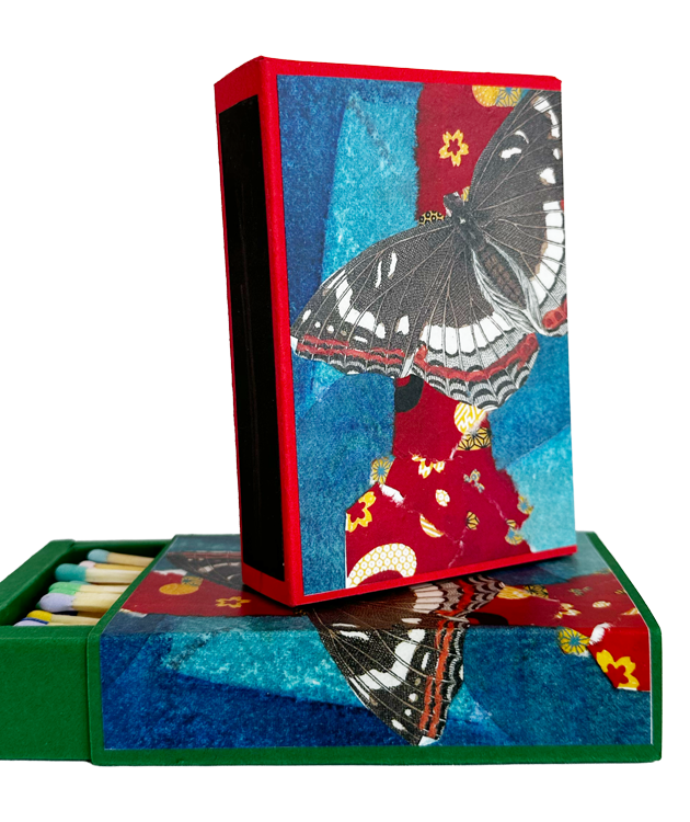 Red Butterfly Matchbox