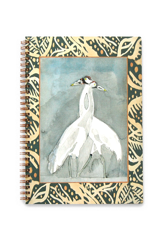 Whooping Crane Standard Notebook Isa Catto Studio