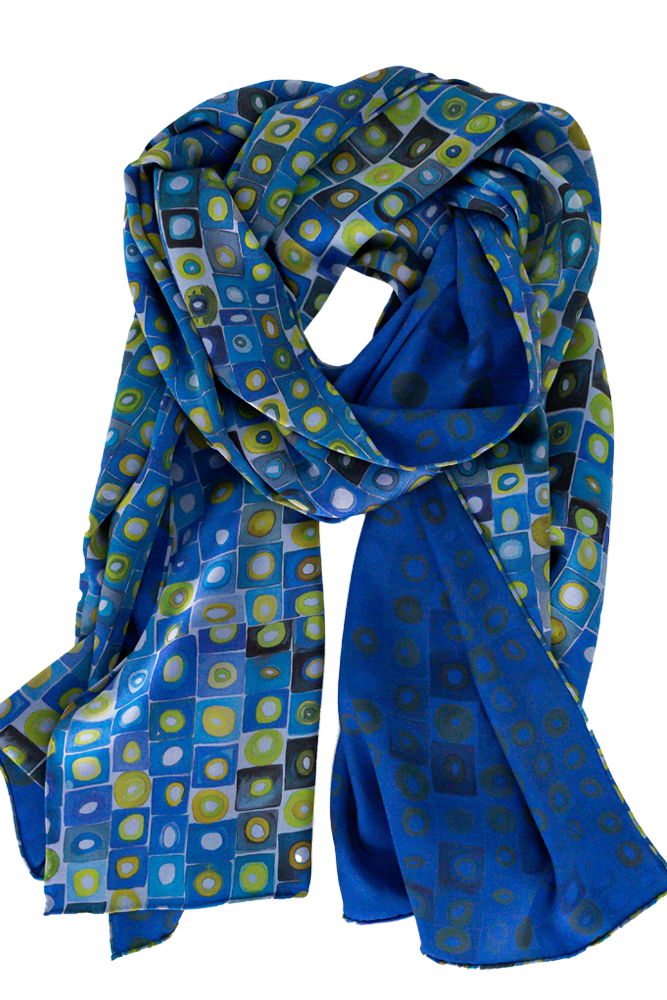 Artist Designed Scarves in Silk and Organic Cotton Isa Catto Studio