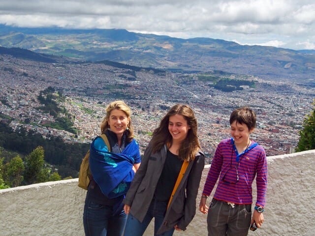 Isa and family on vacation in Colombia